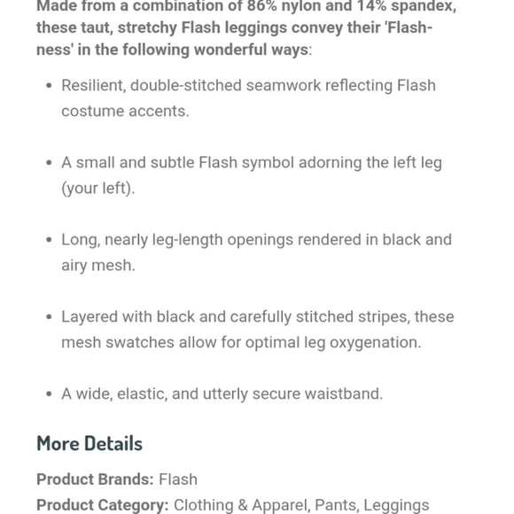 Flash leggings - Picture 7 of 7